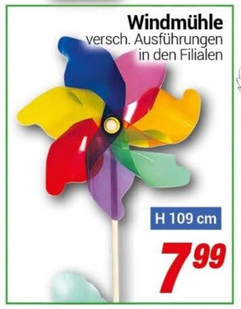 CENTERSHOP Windmühle H 109 cm Angebot