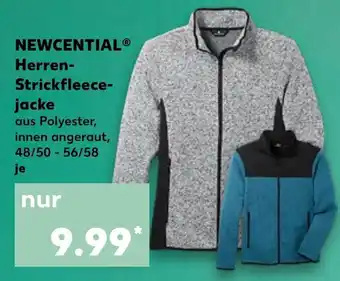 Kaufland Newcential Herren Strickfleecejacke Angebot