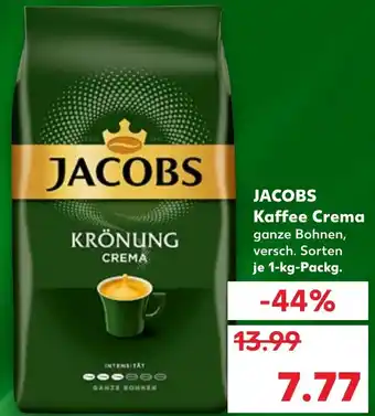 Kaufland Jacobs Kaffee Crema 1 kg Angebot