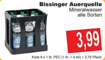 Getränke Göbel Bissinger Auerquelle Mineralwasser Angebot