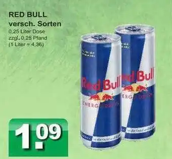 Getränkeparadies Gefromm Red Bull Angebot