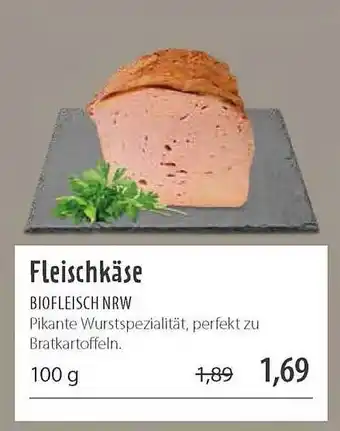 Superbiomarkt Bioleisch Nrw Fleischkäse Angebot