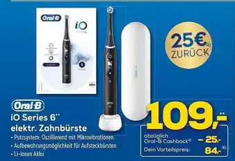 Euronics XXL Oral-b Io Series 6 Elektr. Zahnbürste Angebot