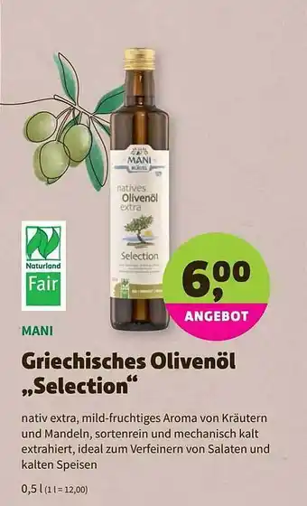 Biomarkt Griechisches Olivenöl Selection Angebot