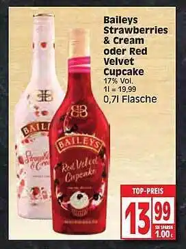 Edeka Baileys Strawberries & Cream Oder Red Velvet Cupcake Angebot