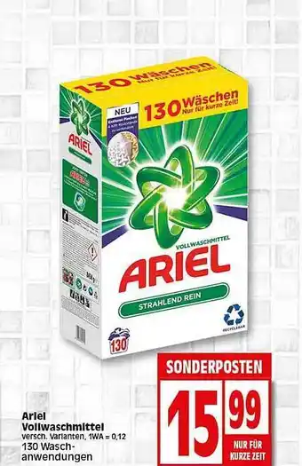 Elli Markt Ariel Vollwaschmittel Angebot