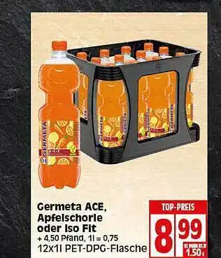 Elli Markt Germeta Ace, Apfelschorie Oder Iso Fit Angebot