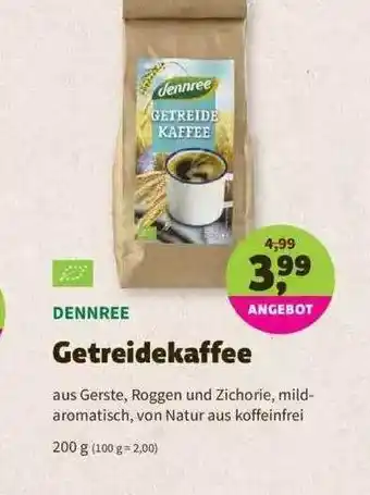 Denns BioMarkt Dennree Getreidekaffee Angebot