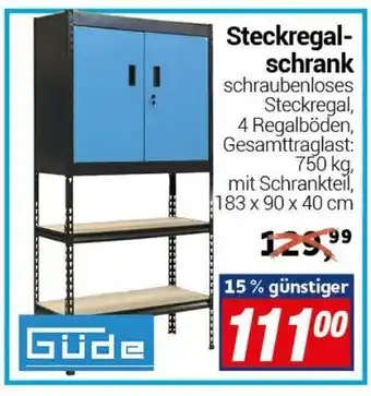 CENTERSHOP Güde Steckregalschrank Angebot