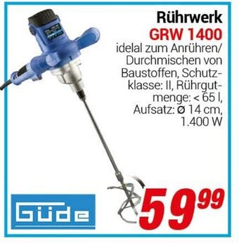 CENTERSHOP Güde Rührwerk GRW 1400 Angebot