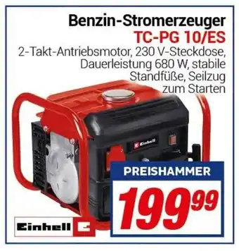 CENTERSHOP Einhell Benzin Stromerzeuger TC-PG 10/ES Angebot