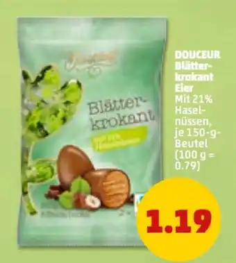 PENNY Douceur Blätterkrokant Eier 150 g Beutel Angebot