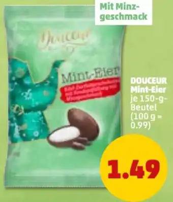 PENNY Douceur Mint Eier 150 g Beutel Angebot