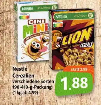 Markant Markt Nestlé Cerealien 190-410g Angebot