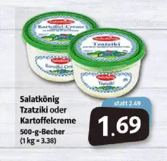 Markant Markt Salatkönig Tzatziki Oder Kartoffelcreme 500g Becher Angebot