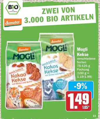 Hit Mogli Kekse 75/125 g Angebot