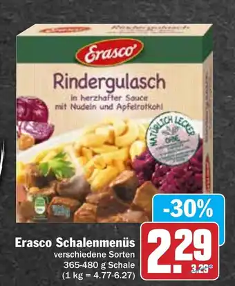 Hit Erasco Schalenmenus 365/480 g Angebot