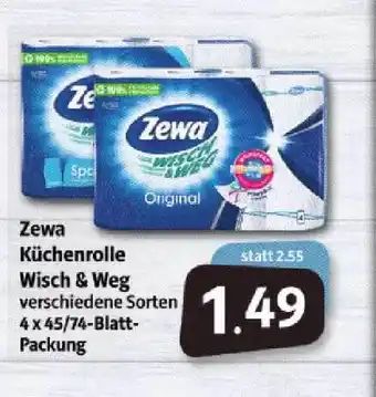 Markant Markt Zewa Küchenrolle Wisch & Weg Angebot