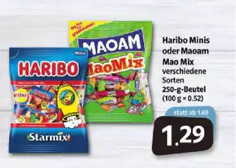 Markant Markt Haribo Minis Oder Maoam Mao Mix 250g Beutel Angebot