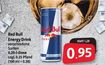 Markant Markt Red Bull Energy Drink 0,25L Angebot