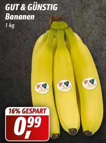 Simmel Gut & Günstig Bananen 1kg Angebot