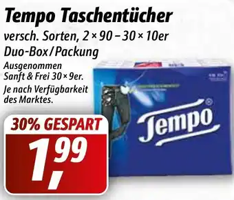 Simmel Tempo Taschentücher Angebot