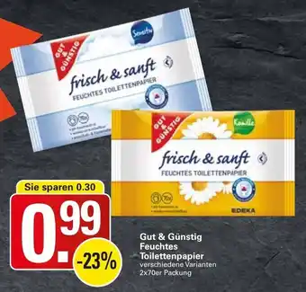 WEZ Gut & Günstig Feuchtes Toilettenpapier Angebot