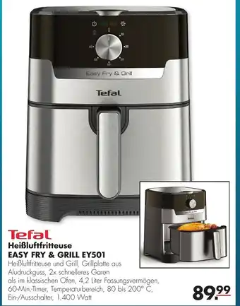 Handelshof Tefal Heißluftfritteuse Easy Fry & Grill EY501 Angebot