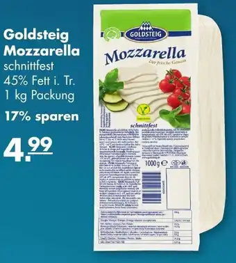 Handelshof Goldsteig Mozzarella 1kg Packung Angebot