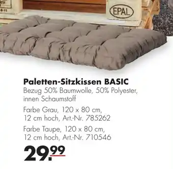 Handelshof Paletten Sitzkissen Basic Angebot