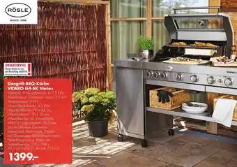 Handelshof Rösle Gasgrill BBQ Küche Videro G4-SK Vario+ Angebot