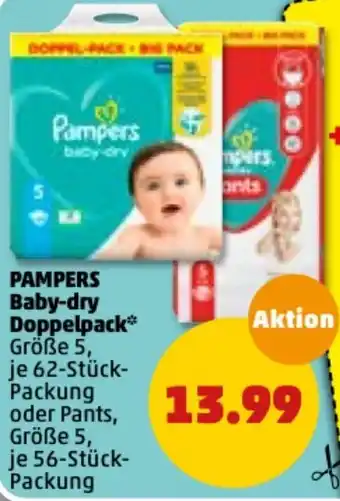 PENNY Pampers Baby Dry Doppelpack Angebot