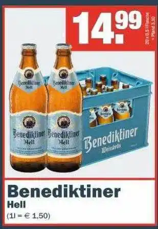 Benz Getränke Benediktiner Hell Angebot