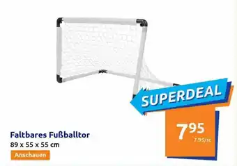 Action Faltbares Fußballtor Angebot