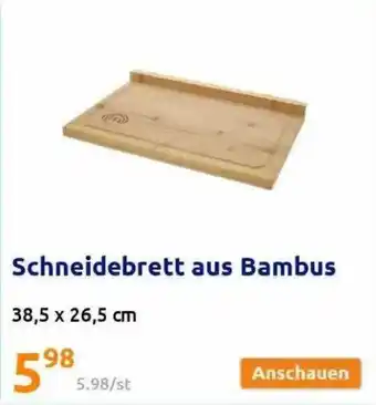 Action Schneidebrett Aus Bambus Angebot