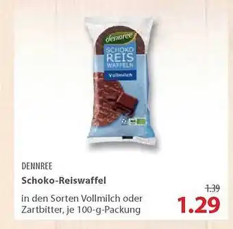 basic Dennree Schoko-reiswaffel Angebot