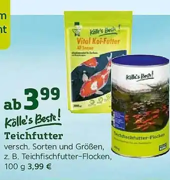 Pflanzen Kölle Kölle's Beste! Teichfutter Angebot