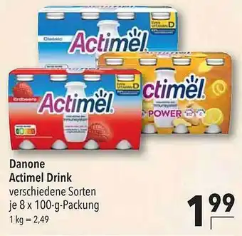 CITTI Markt Danone Actimel Drink Angebot