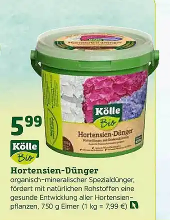 Pflanzen Kölle Kölle Bio Hortensien Dünger Angebot