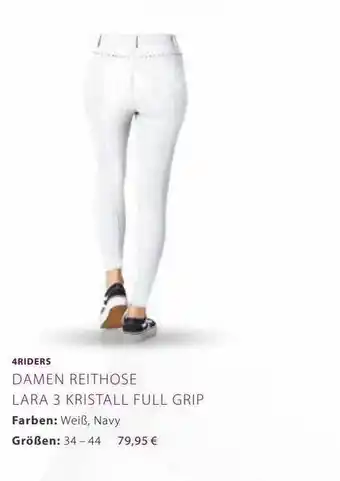 Equiva 4riders Damen Reithose Lara 3 Kristall Full Grip Angebot