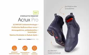 Equiva Stiefelette Frontzip Acrux Pro Angebot