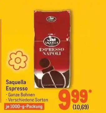 METRO Saquella Espresso Angebot