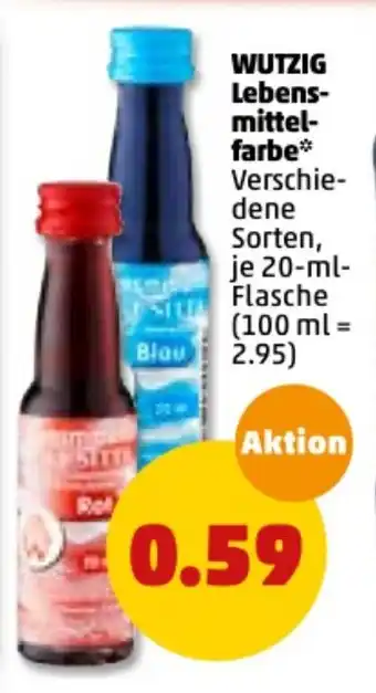 PENNY Wutzig Lebensmittelfarbe 20 ml Angebot