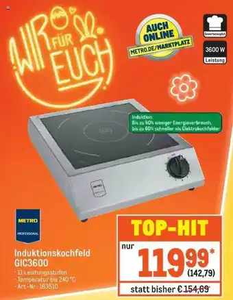 METRO Metro Professional Induktionskochfeld Gic3600 Angebot