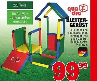 E-Center Quadro Klettergerüst Angebot