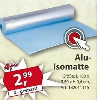 Sonderpreis Baumarkt Alu Isomatte Angebot