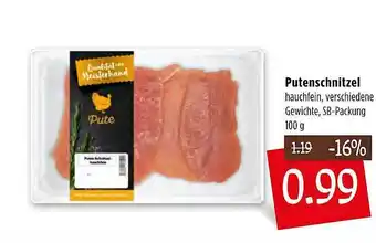 Kupsch Putenschnitzel 100g Angebot