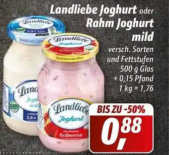 Simmel Landliebe Joghurt Oder Rahm Joghurt Mild Angebot