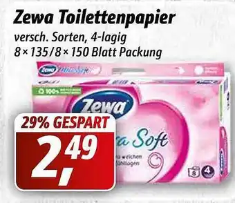 Simmel Zewa Toilettenpapier Angebot