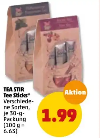 PENNY Tea Stir Tee Sticks 30 g Angebot